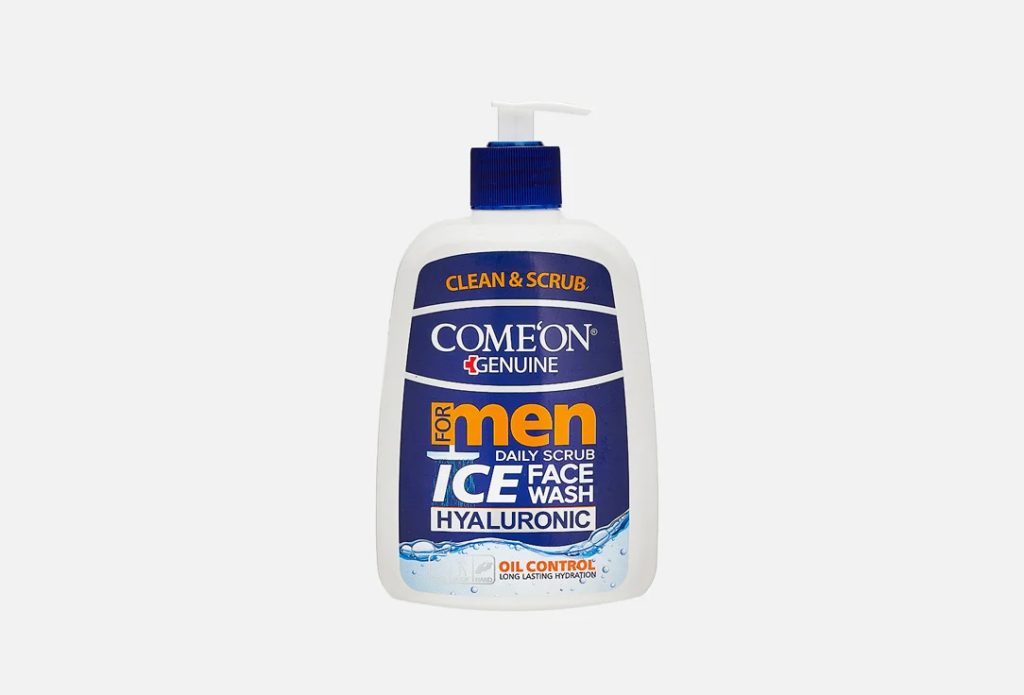 6260623340615 Умывание лица (12шт)COMEON FACE WASH_ FOR MEN 500 мл