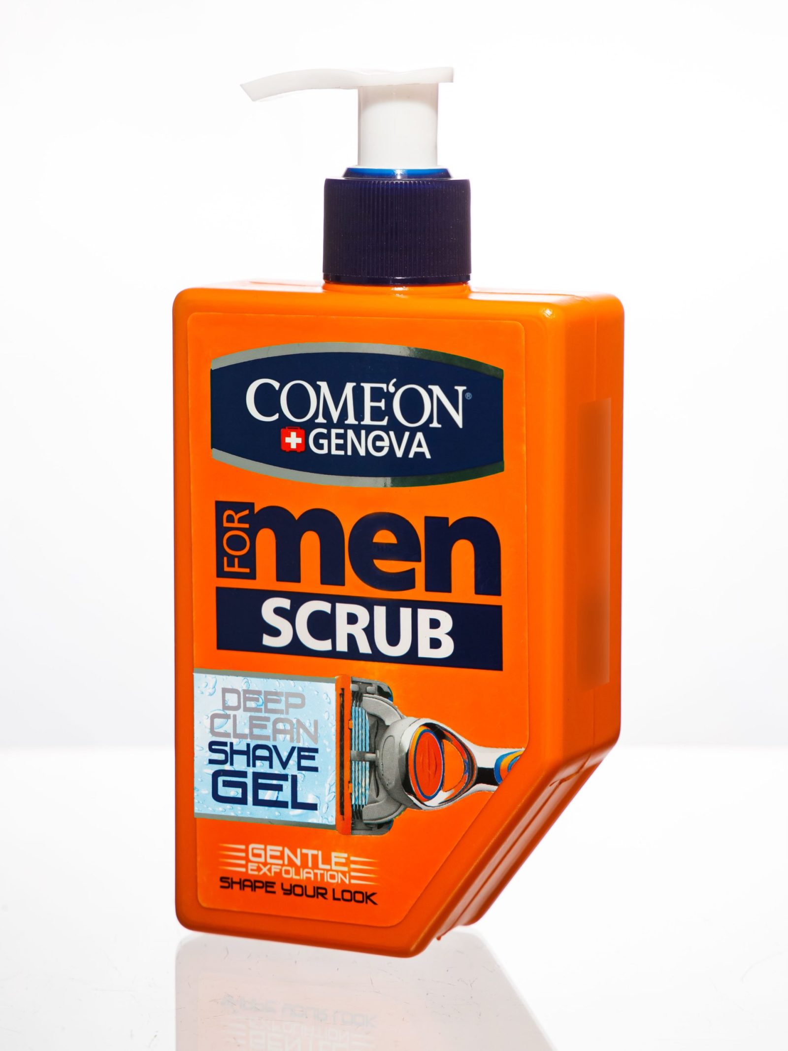 6260623342138 Гель для бритья (24шт)COMEON  SCRUB_SHAVE GEL 260 мл