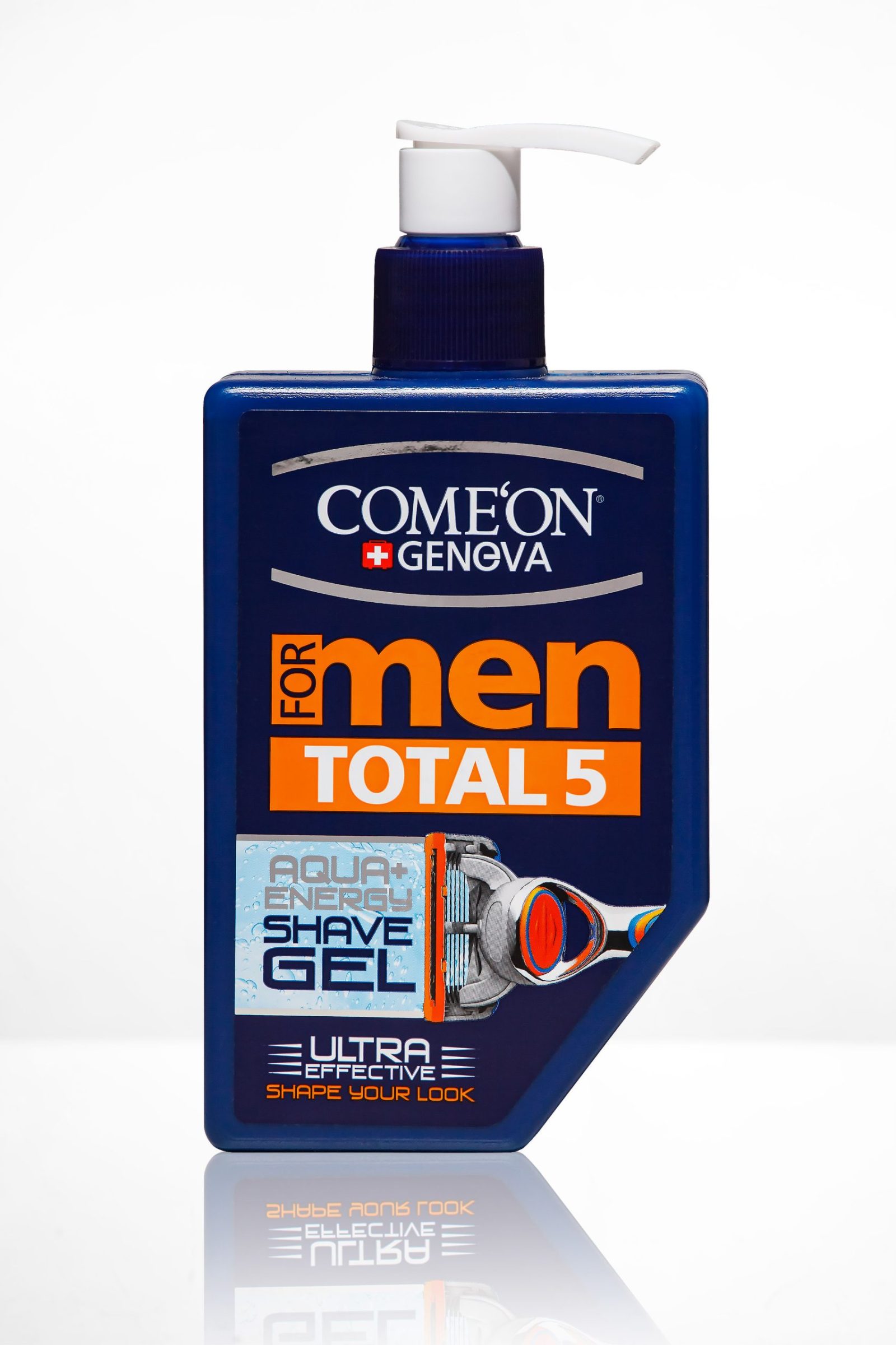 6260623342046 Гель для бритья (24шт)COMEON TOTAL _SHAVE GEL 260 мл