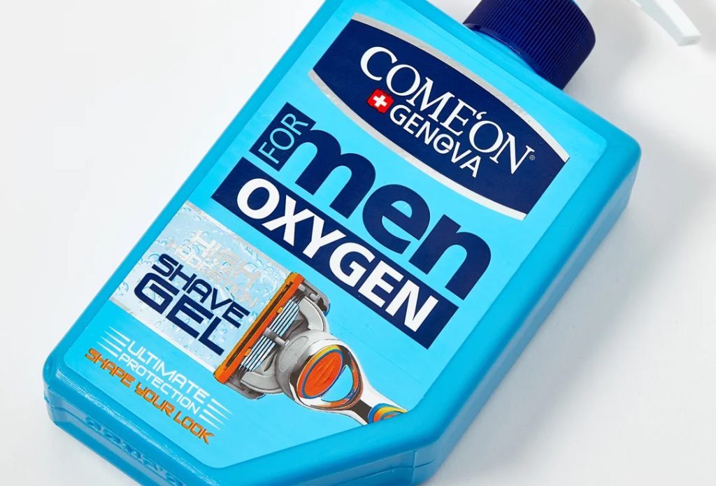 6260623342053 Гель для бритья (24шт)COMEON  OXYGEN_SHAVE GEL 260 мл