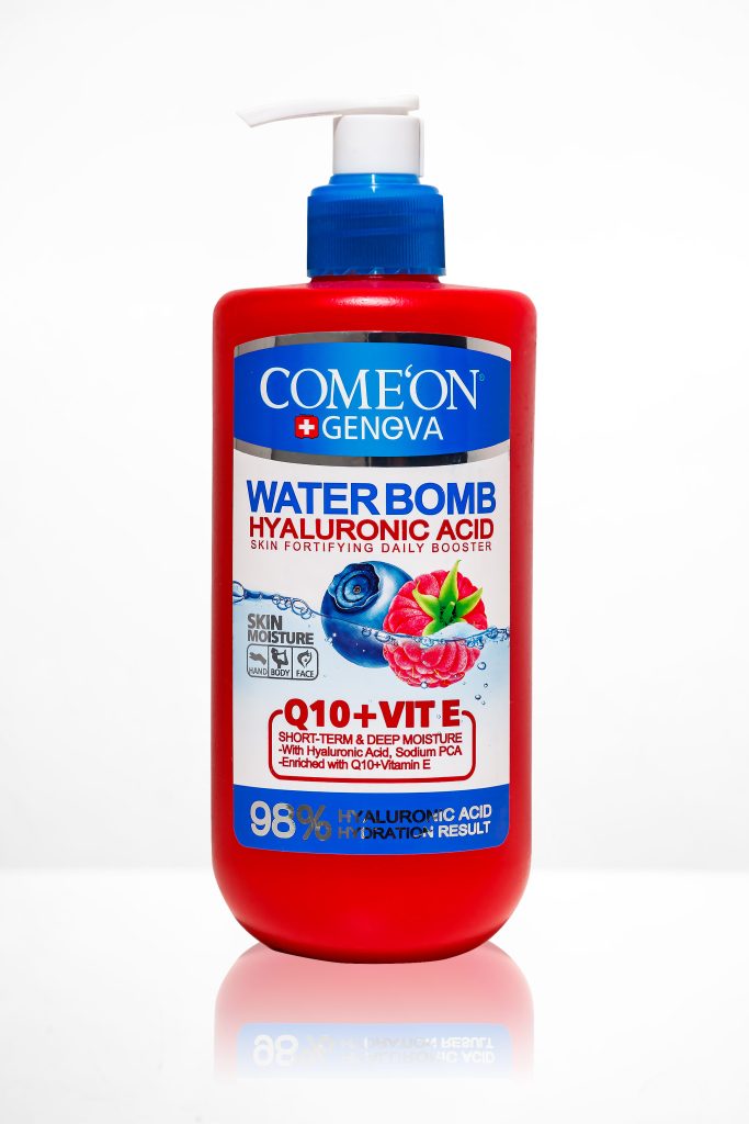 6260623341599 Водяная бомба (15шт)COMEON  WATERBOMB_HYALURONIC_ Q10+VITAMIN E 500 мл