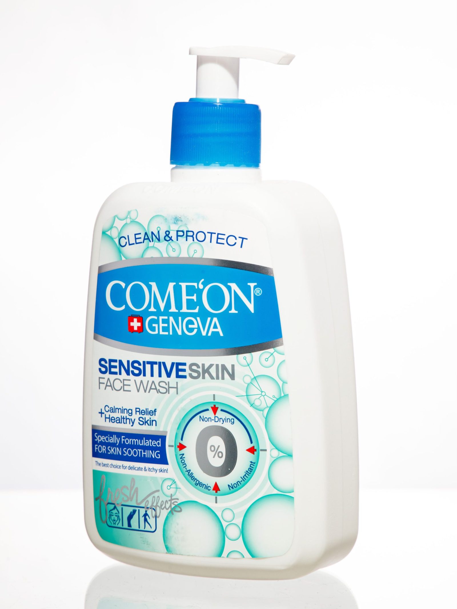 6260623342374 Умывание лица (12шт)COMEON Sensitive Skin Face Wash_ 500 мл